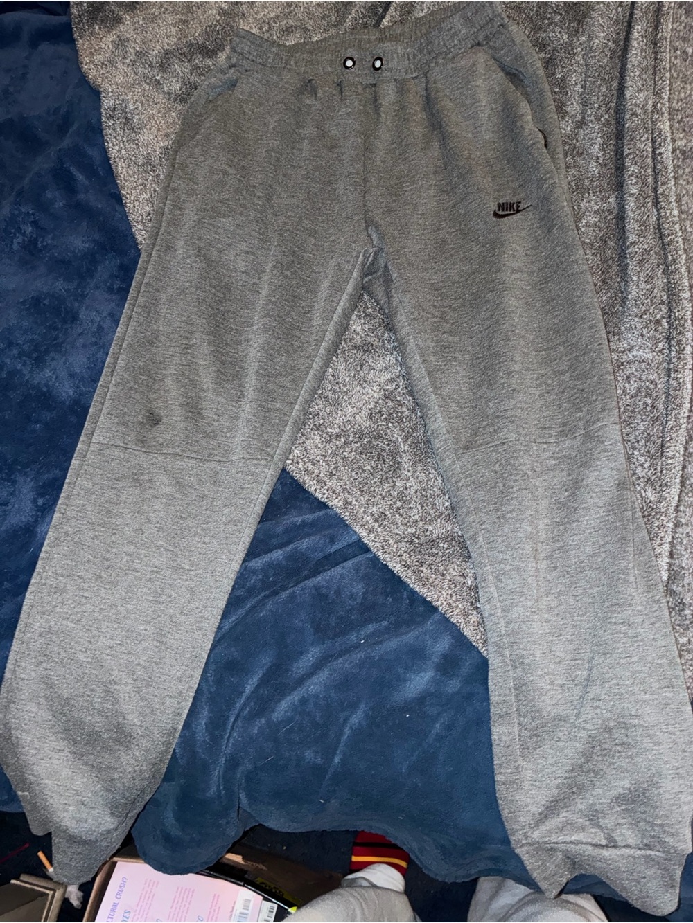 Nike Gray Kids Fleece Joggers